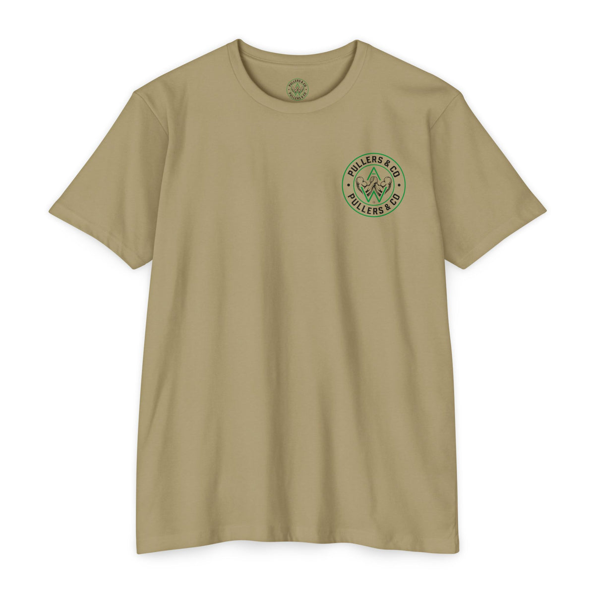Men's Circular Logo & Classic Arm Emblem T-Shirt | Pullers & Co.