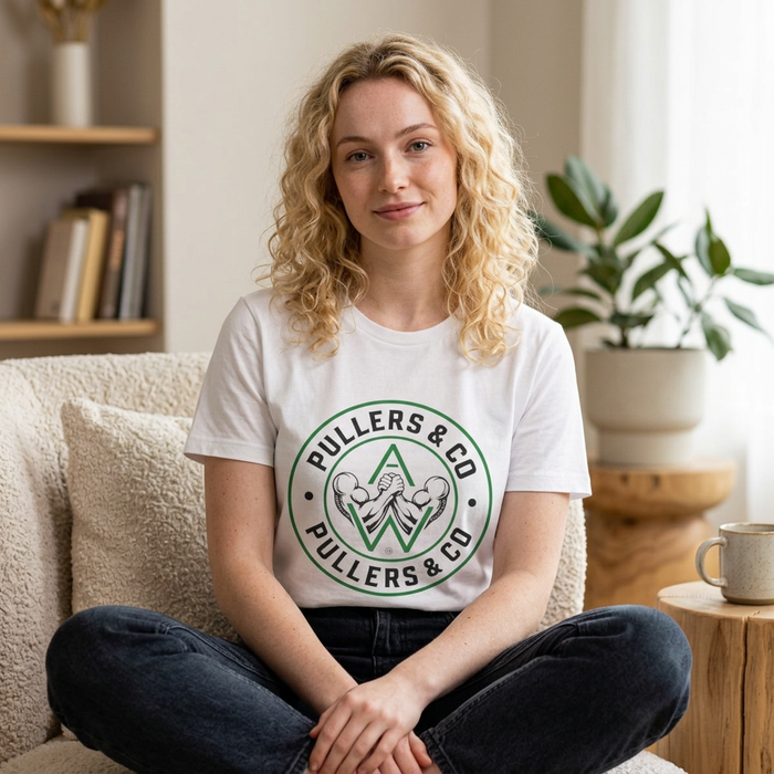 Woman's T-Shirt Circular Logo - Unisex | Pullers & Co.