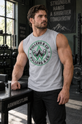 Sleeveless T-Shirt Circular Logo | Pullers & Co.