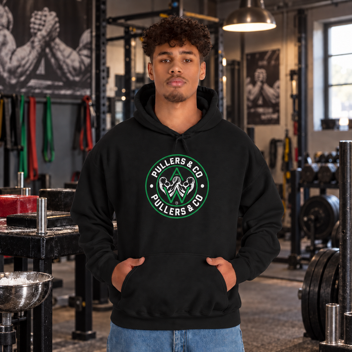 Men's Pullover Hoodie - Circular Logo - UNISEX | Pullers & Co.