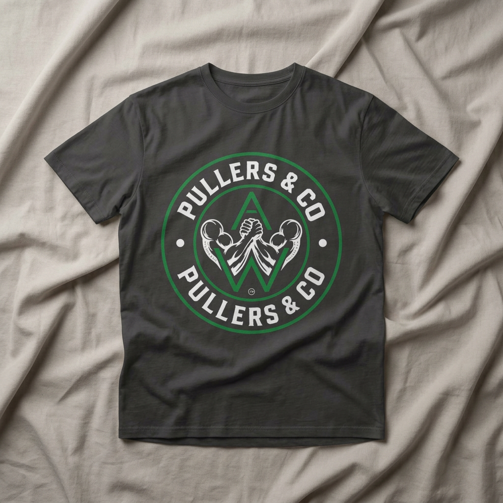 Women's Vintage-Wash Circular Logo T-Shirt UNISEX | Pullers & Co.