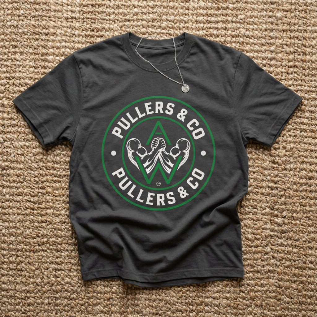 Women's Vintage-Wash Circular Logo T-Shirt UNISEX | Pullers & Co.