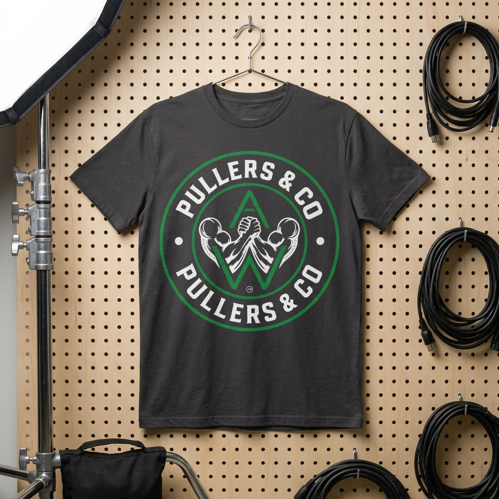 Women's Vintage-Wash Circular Logo T-Shirt UNISEX | Pullers & Co.