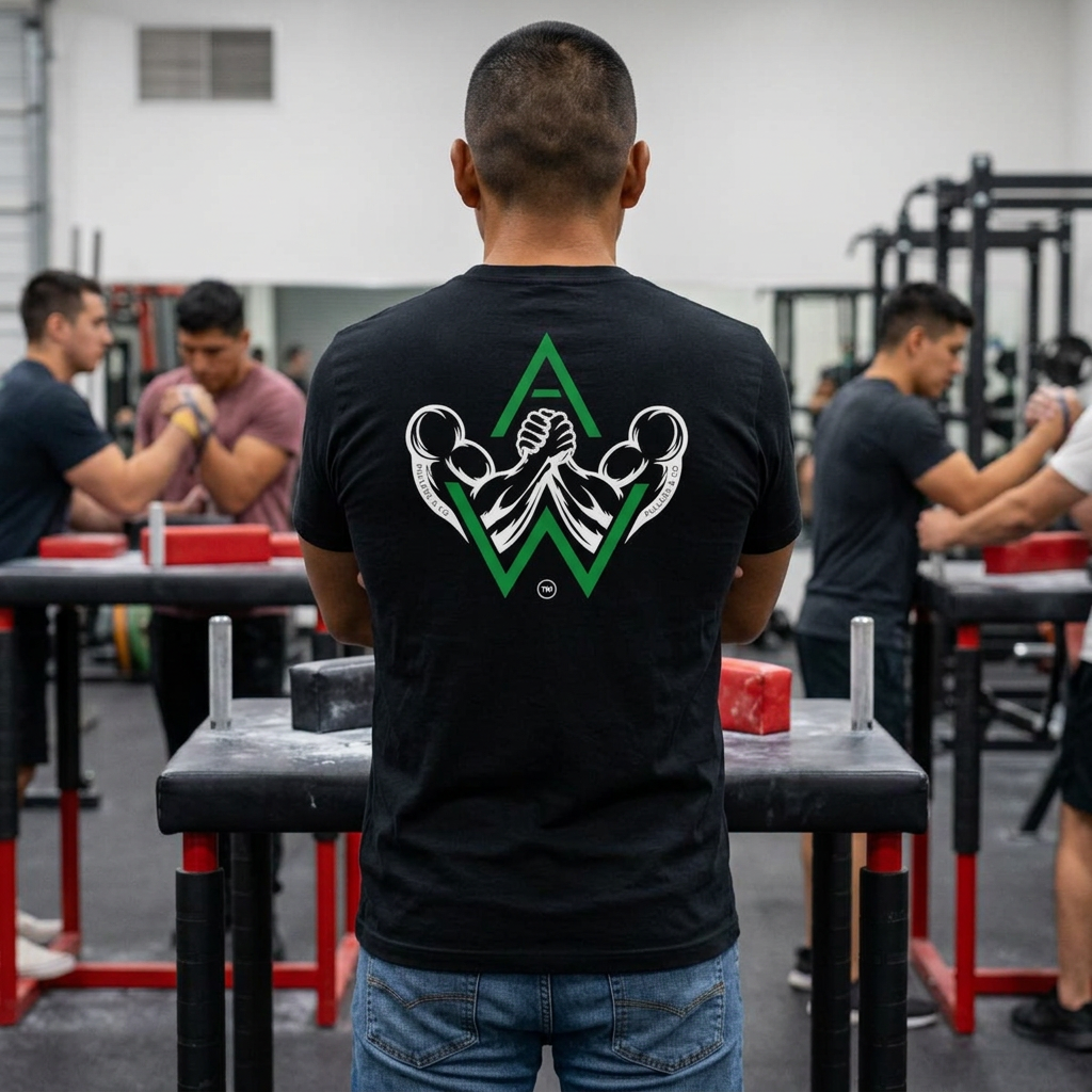 Men's Circular Logo & Classic Arm Emblem T-Shirt | Pullers & Co.