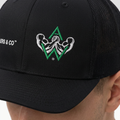 Embroidered Trucker Cap | Pullers & Co. Rope Logo Snapback