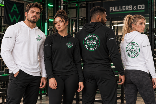 Soft Lightweight Unisex Arm Wrestling Hoodie | Pullers & Co. Eco Tri-Blend Pullover