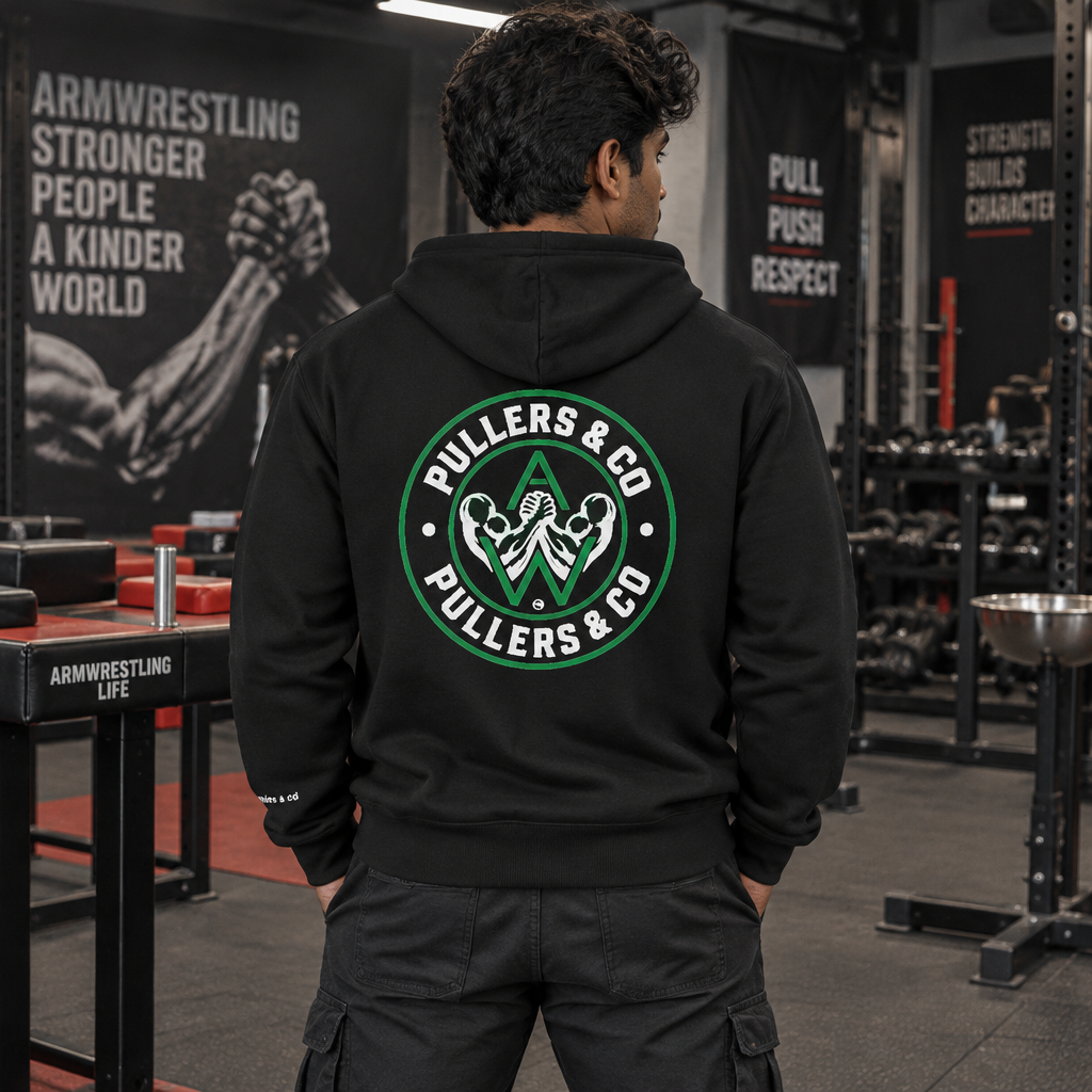 Lightweight Arm Wrestling Unisex Zip-Up Hoodie | Pullers & Co.