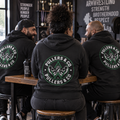 Arm Wrestling Pullover Hoodie Unisex | Classic Arm Emblem & Circular Logo | Pullers & Co.