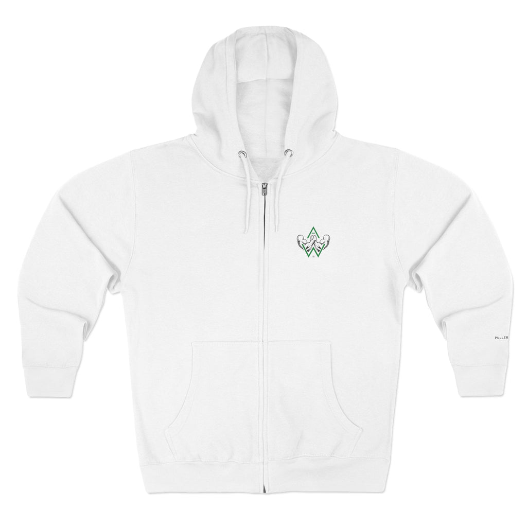 Arm Wrestling Unisex Zip-Up Hoodie | Pullers & Co. Full-Zip Sweatshirt