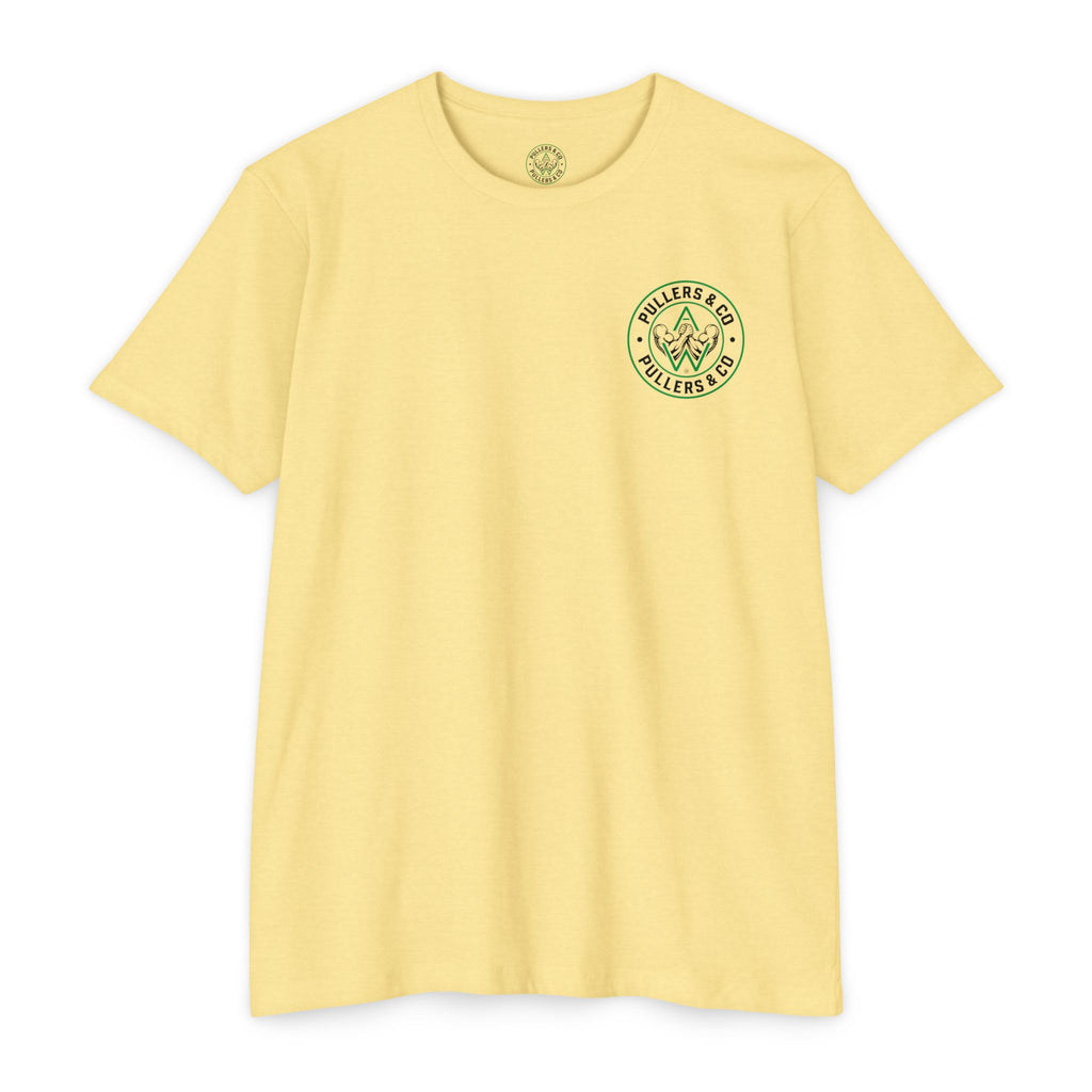 Men's Circular Logo & Classic Arm Emblem T-Shirt | Pullers & Co.