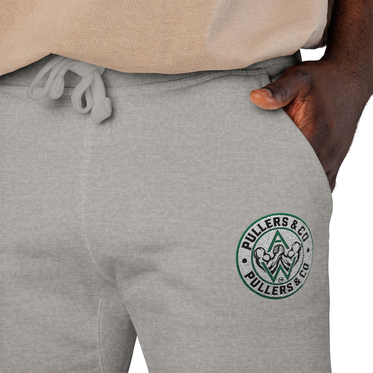 Embroidered Fleece Sweatpants Unisex | Pullers & Co.