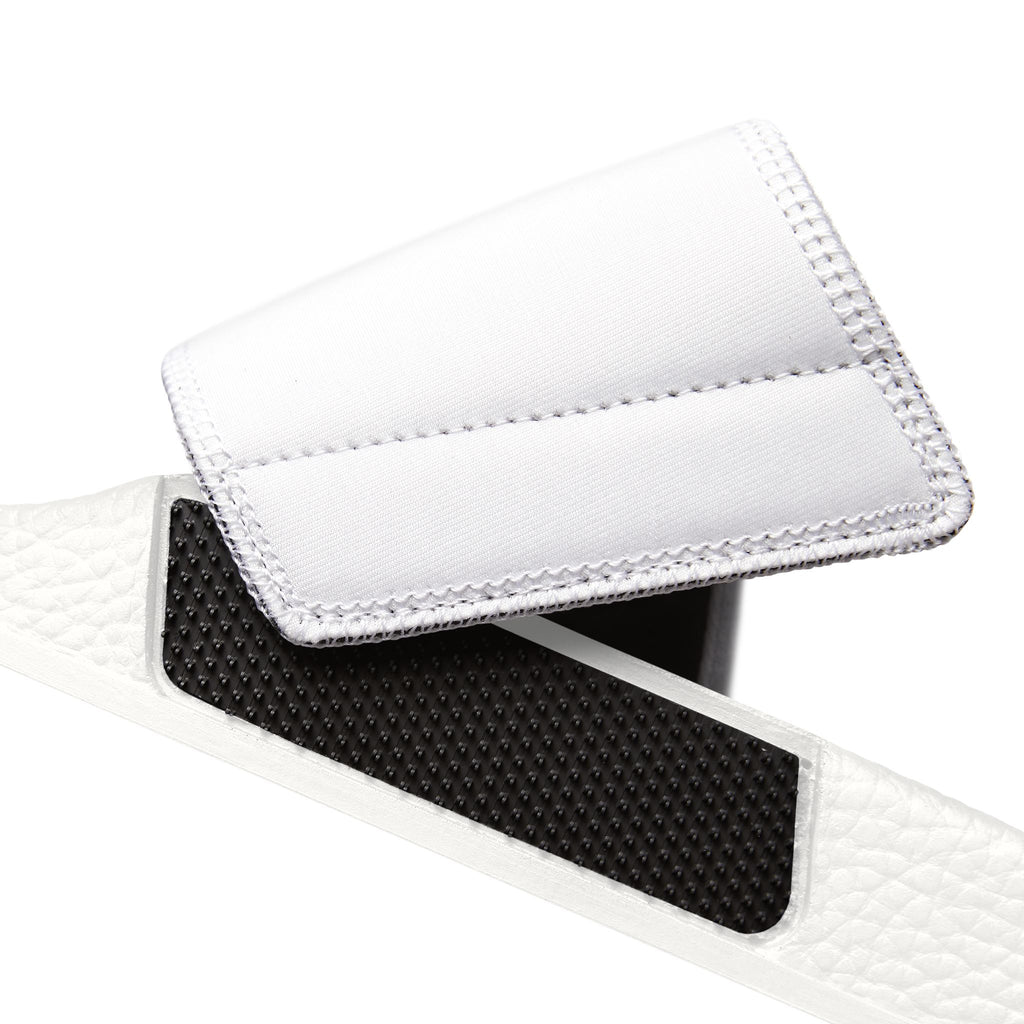 Men's Logo Slide Sandals — Pulllers & Co. Removable Strap Pool Slides
