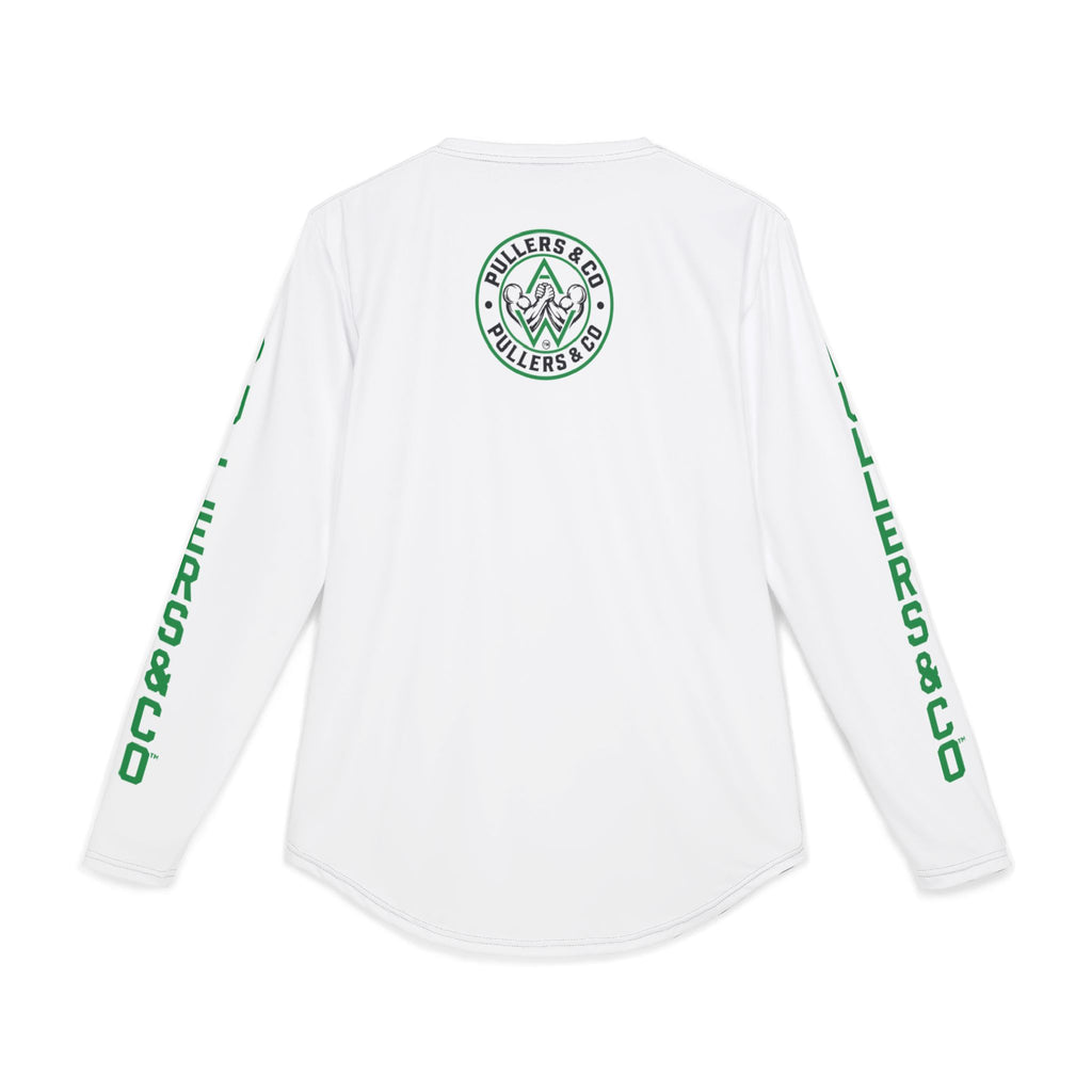 Men's UV Protection Long Sleeve Shirt With Logos | Pullers & Co.