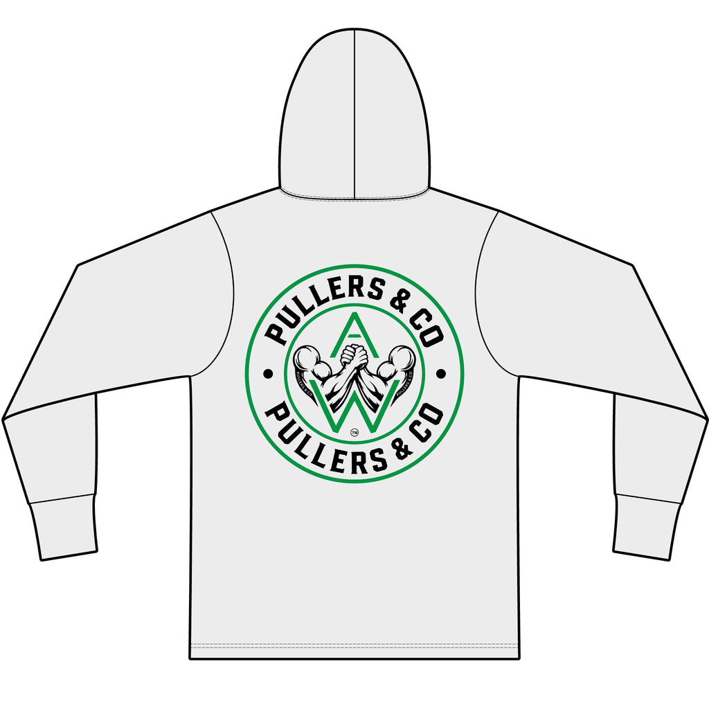 Soft Lightweight Unisex Arm Wrestling Hoodie | Pullers & Co. Eco Tri-Blend Pullover