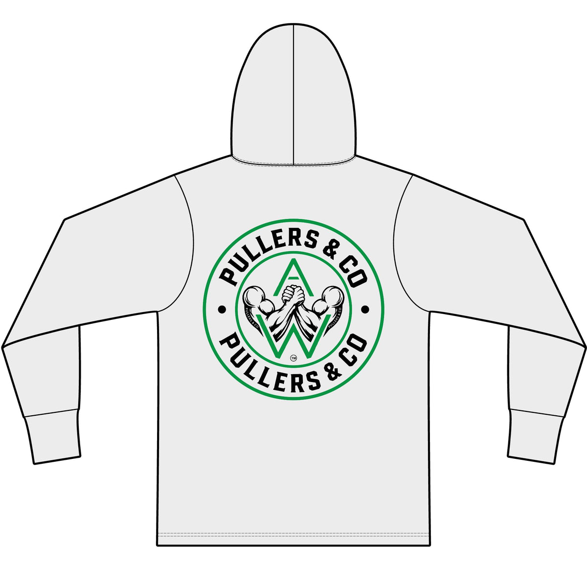Soft Lightweight Unisex Arm Wrestling Hoodie | Pullers & Co. Eco Tri-Blend Pullover