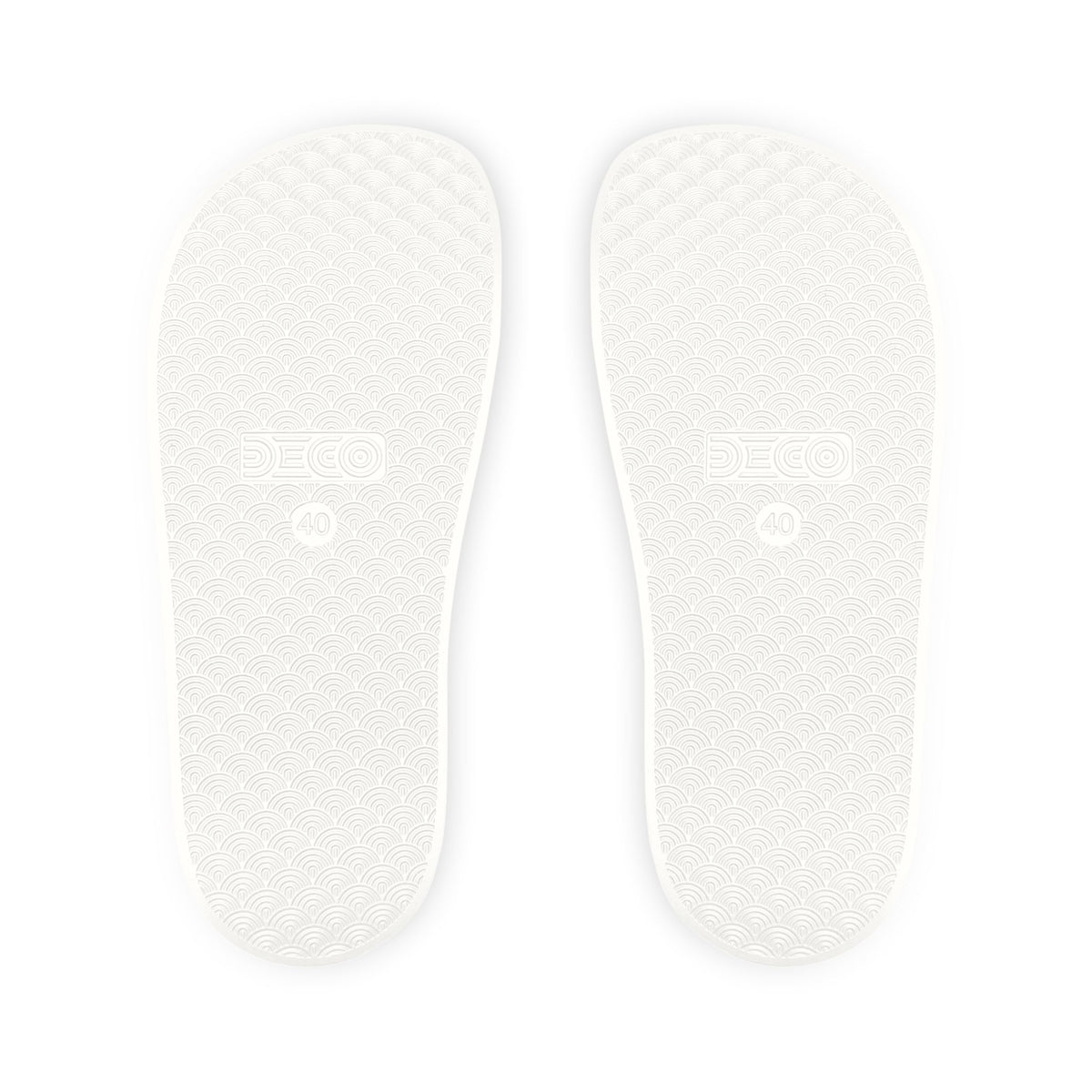 Men's Logo Slide Sandals — Pulllers & Co. Removable Strap Pool Slides