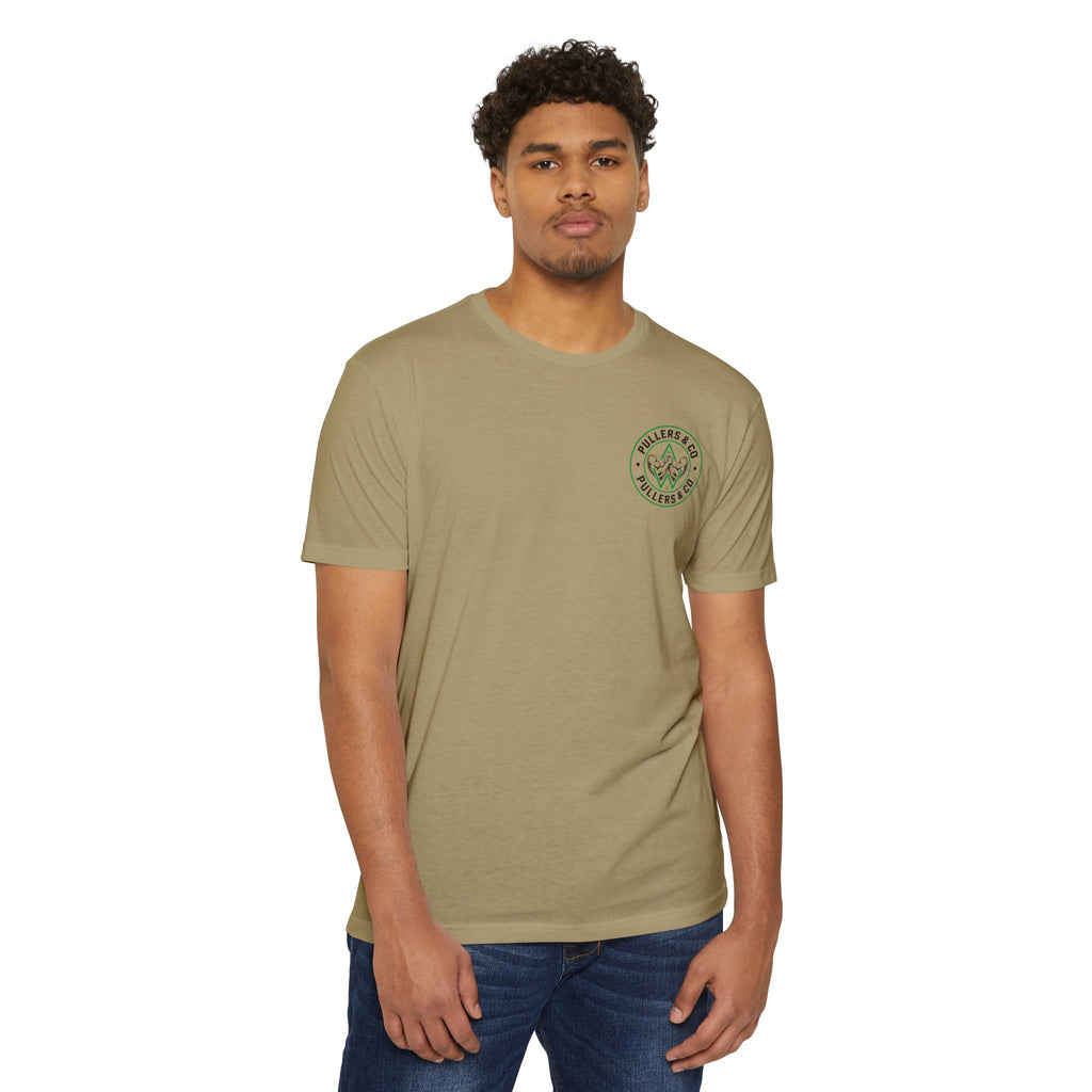 Men's Circular Logo & Classic Arm Emblem T-Shirt | Pullers & Co.