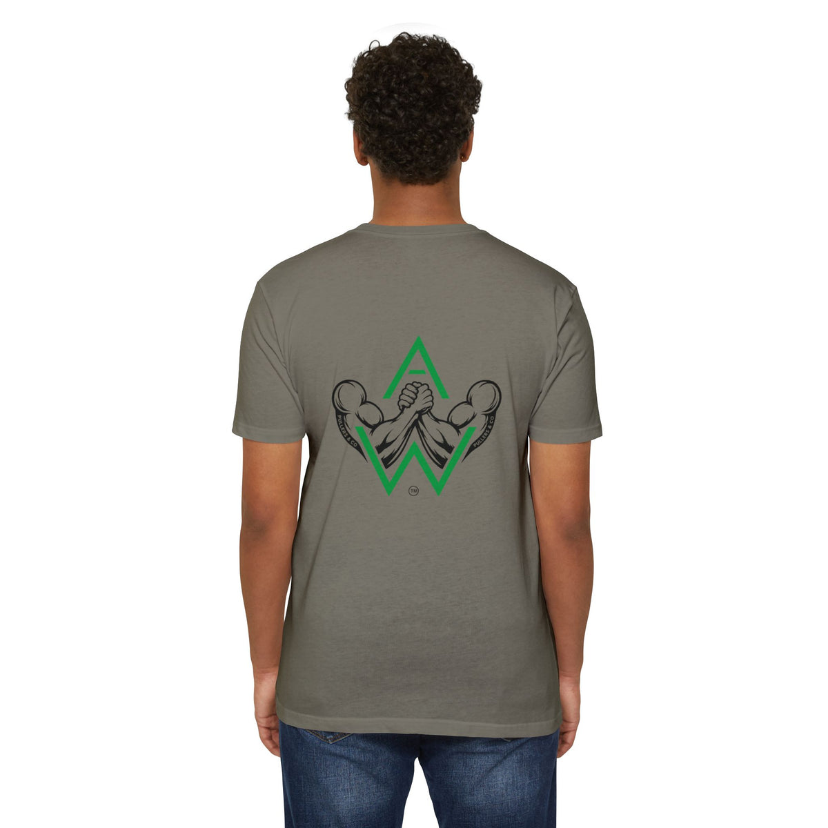 Men's Circular Logo & Classic Arm Emblem T-Shirt | Pullers & Co.