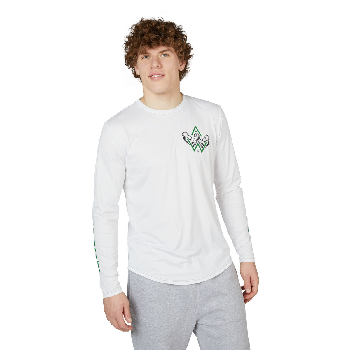 Men's UV Protection Long Sleeve Shirt With Logos | Pullers & Co.