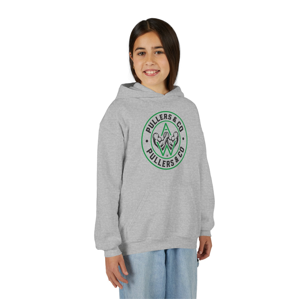 Youth Pullover Hoodie - Circular Logo - UNISEX | Pullers & Co.