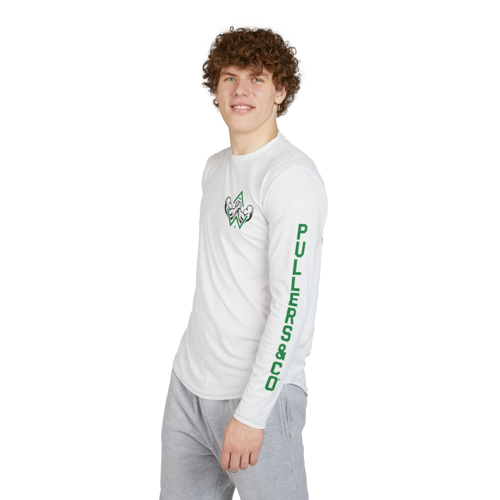 Men's UV Protection Long Sleeve Shirt With Logos | Pullers & Co.