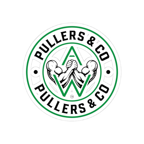 Circular Logo Kiss-Cut Sticker  Transparent | Pullers & Co.