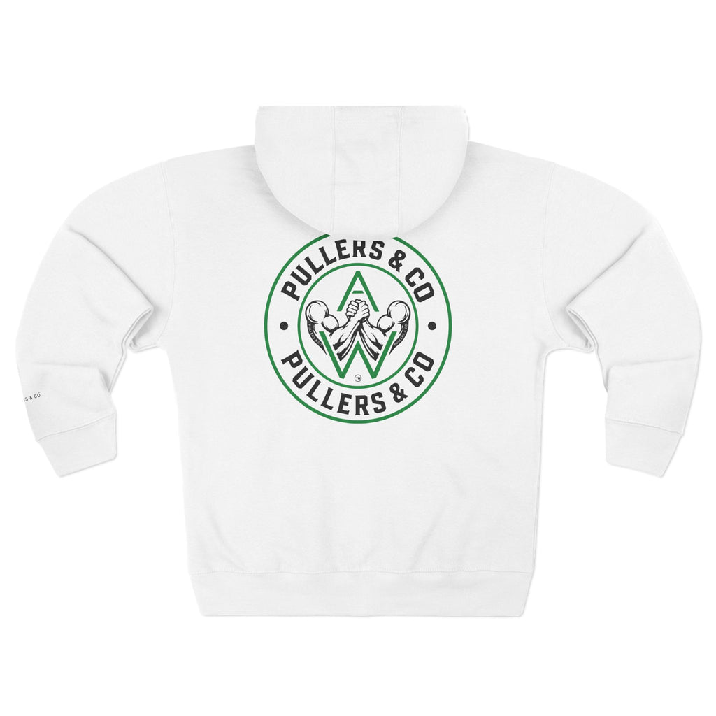 Arm Wrestling Unisex Zip-Up Hoodie | Pullers & Co. Full-Zip Sweatshirt
