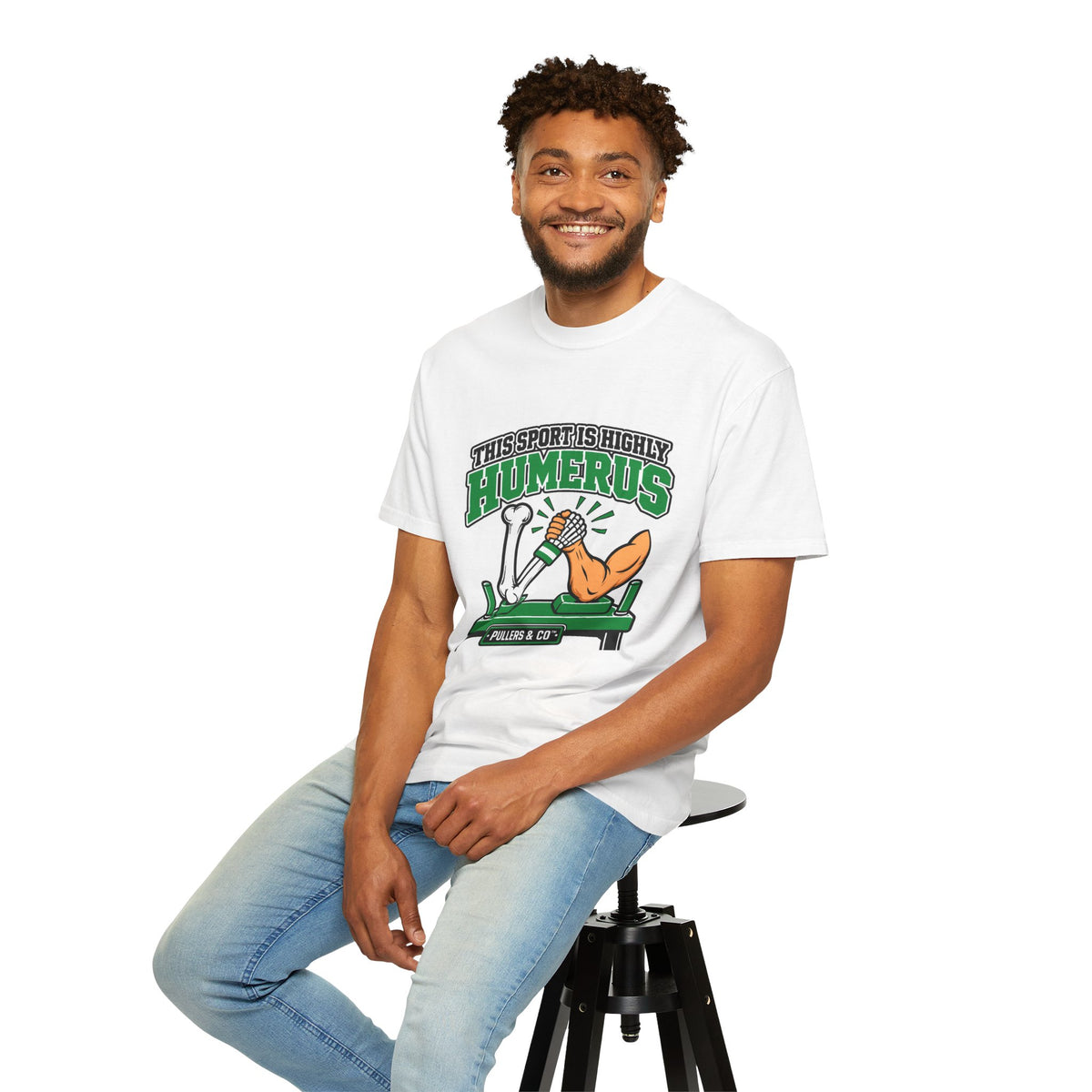 This Sport Is Highly Humerus Arm Wrestling T-Shirt Unisex | Pullers & Co.