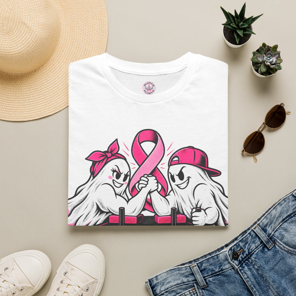 BOOOO-BIES! Pulling for a Cure T-Shirt Unisex | Pullers & Co. Breast Cancer Awareness Tee