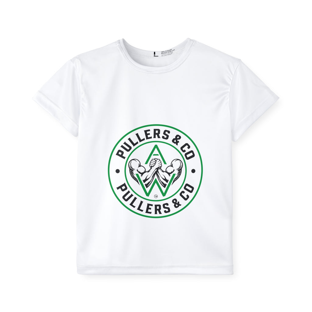 Unisex Kids Sports Jersey Circular Logo  | Pullers & Co.