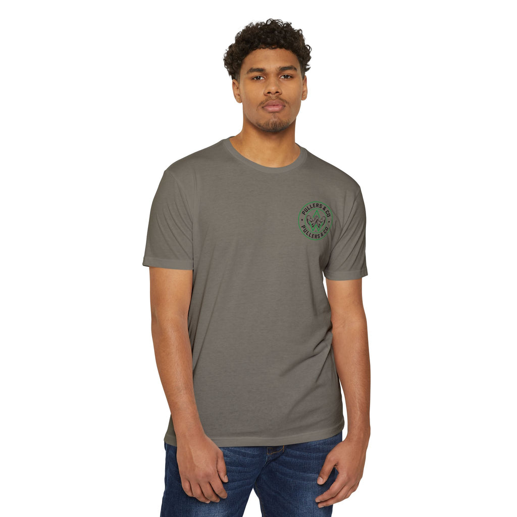 Men's Circular Logo & Classic Arm Emblem T-Shirt | Pullers & Co.