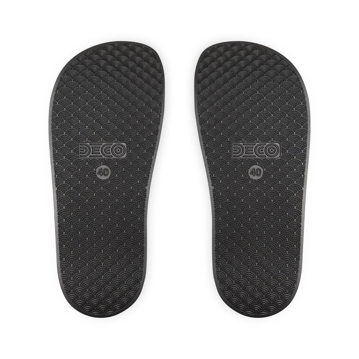 Men's Logo Slide Sandals — Pulllers & Co. Removable Strap Pool Slides