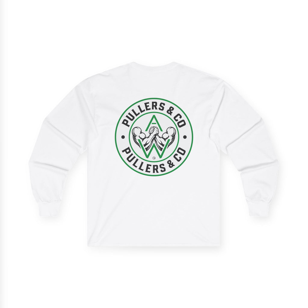 Halloween Skeleton-Pumpkin Head Arm Wrestling Long Sleeve Unisex Shirt | Pullers & Co.