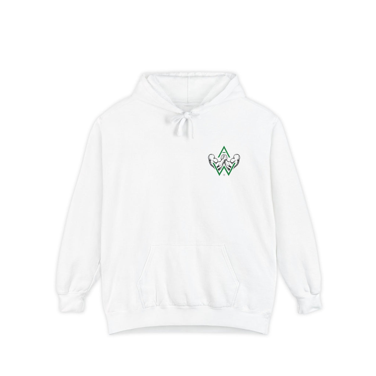 Arm Wrestling Pullover Hoodie Unisex | Classic Arm Emblem & Circular Logo | Pullers & Co.