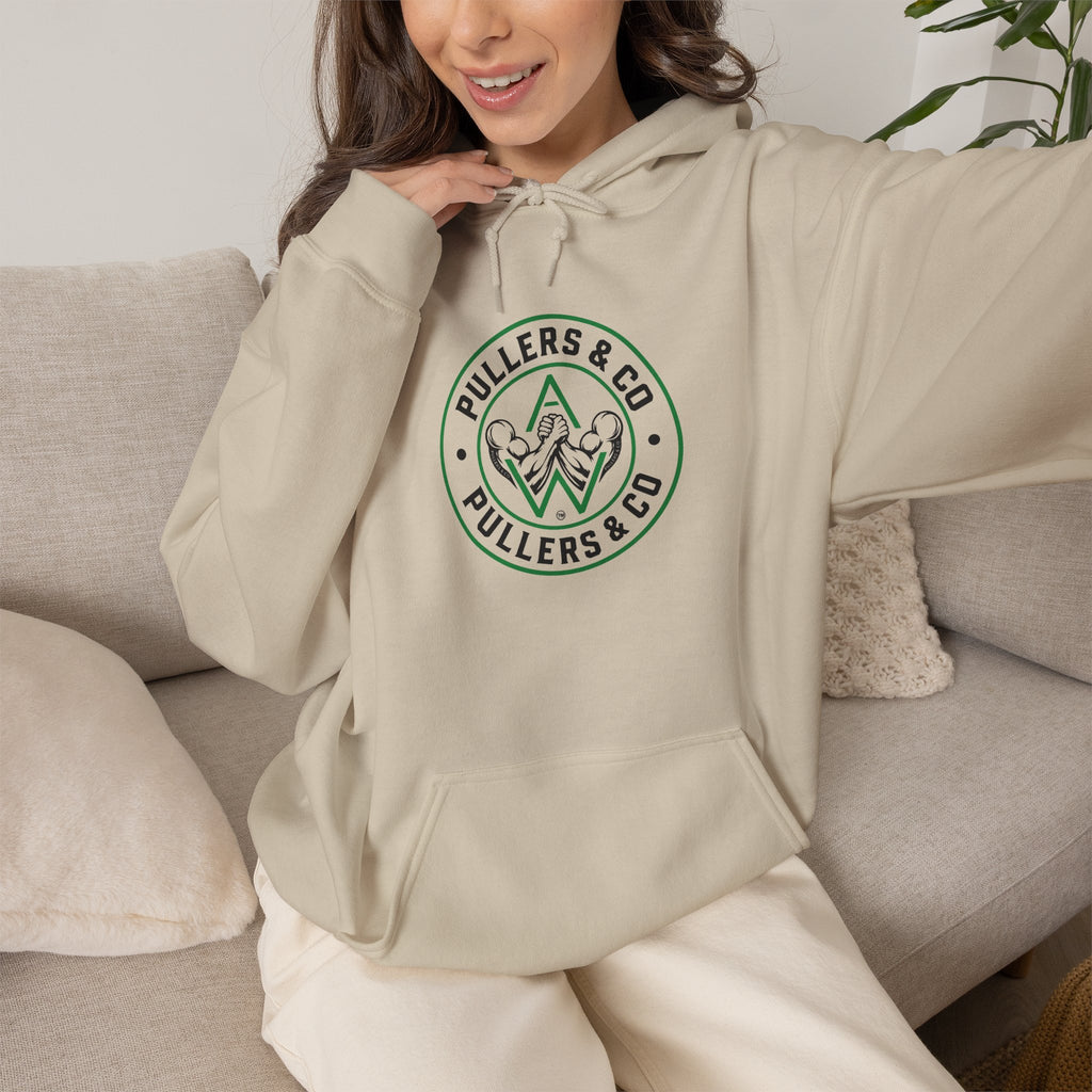 Women's Pullover Hoodie - Circular Logo - UNISEX | Pullers & Co.