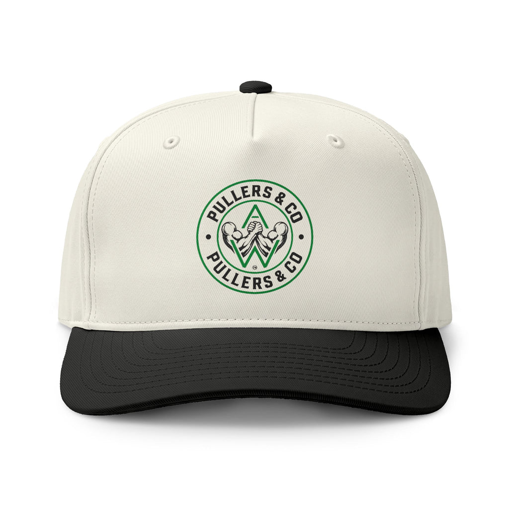 Two-Tone Mountain Patch Cap — Pullers & Co. Embroidered Trucker Hat