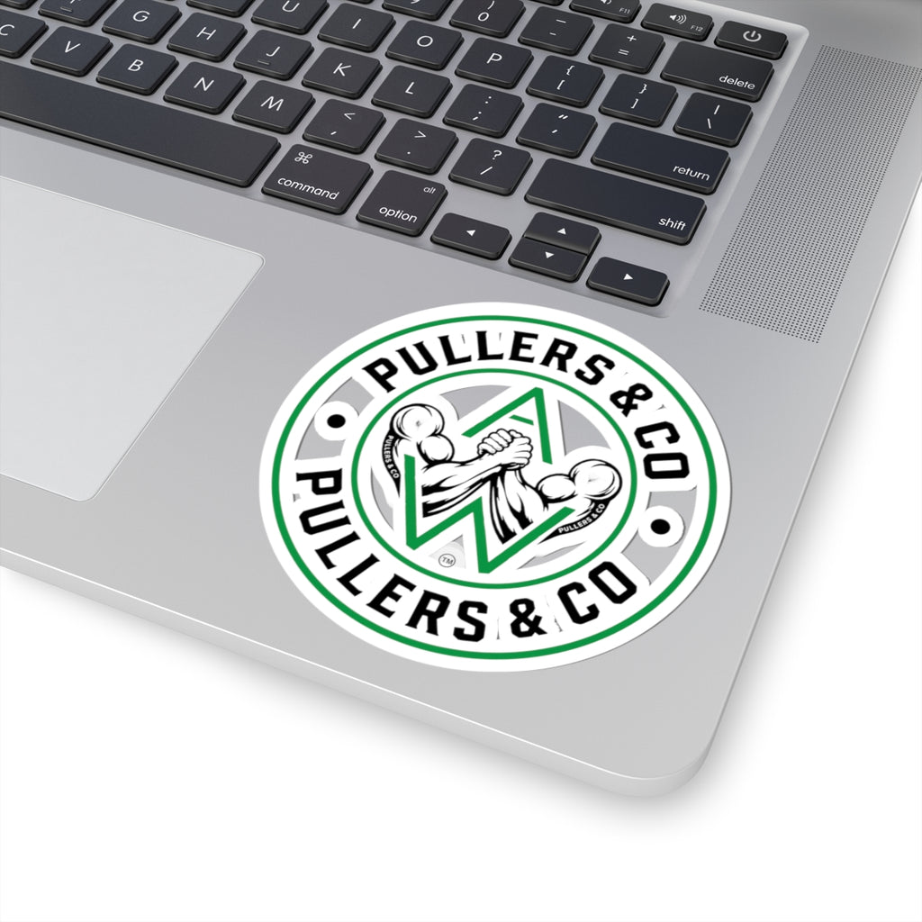 Circular Logo Kiss-Cut Sticker  Transparent | Pullers & Co.