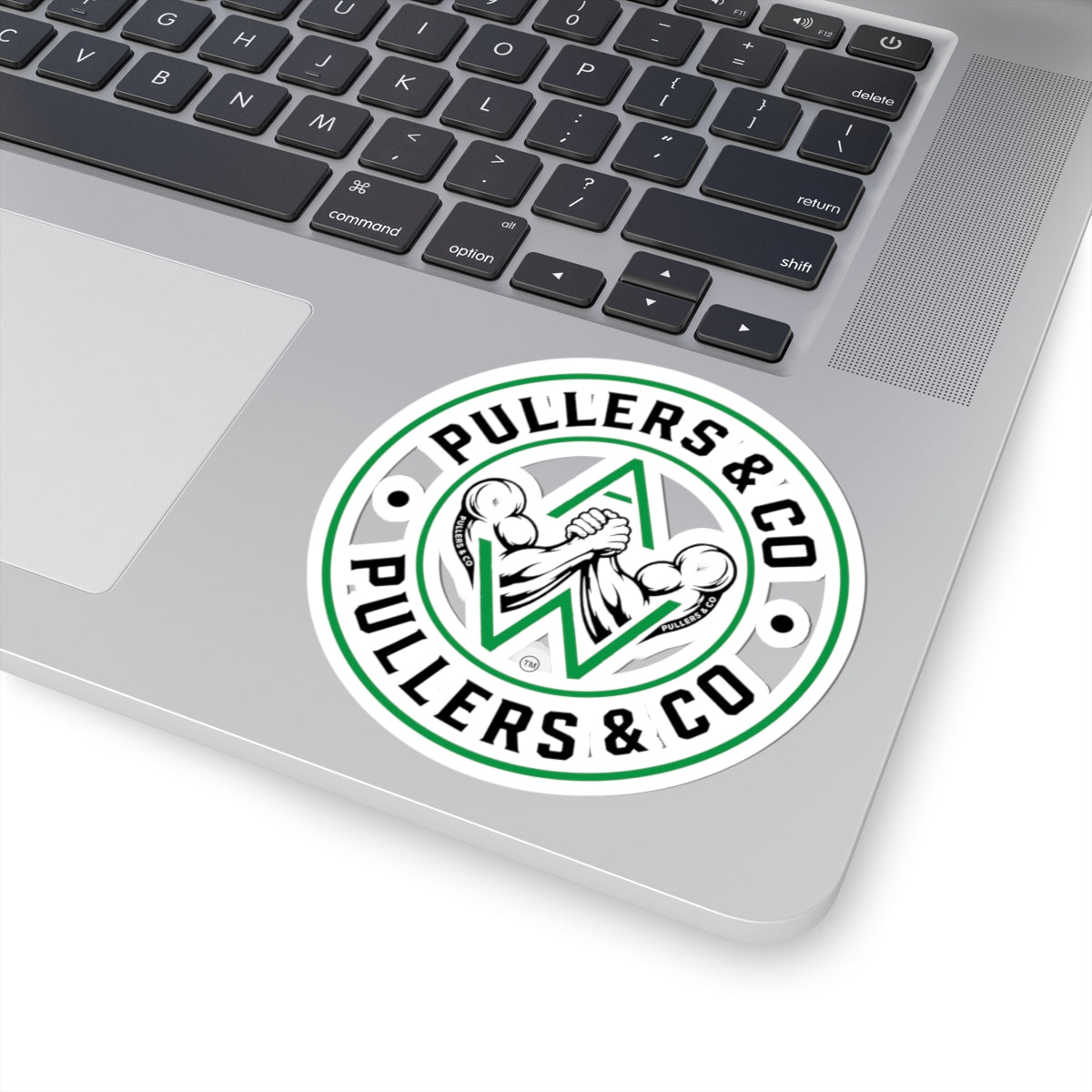 Circular Logo Kiss-Cut Sticker  Transparent | Pullers & Co.