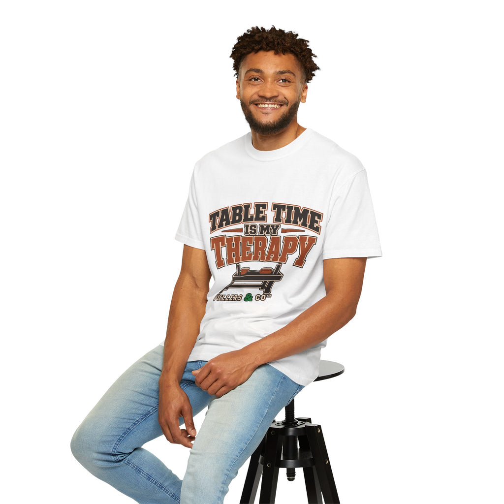 Table Time Is My Therapy Arm Wrestling T-Shirt Unisex | Pullers & Co.