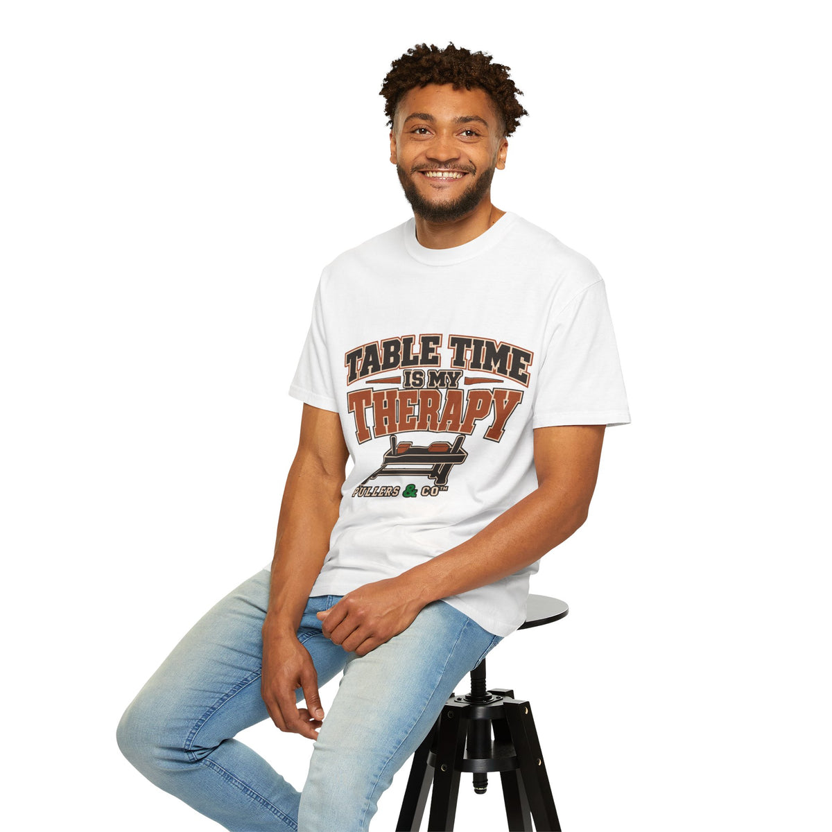 Table Time Is My Therapy Arm Wrestling T-Shirt Unisex | Pullers & Co.