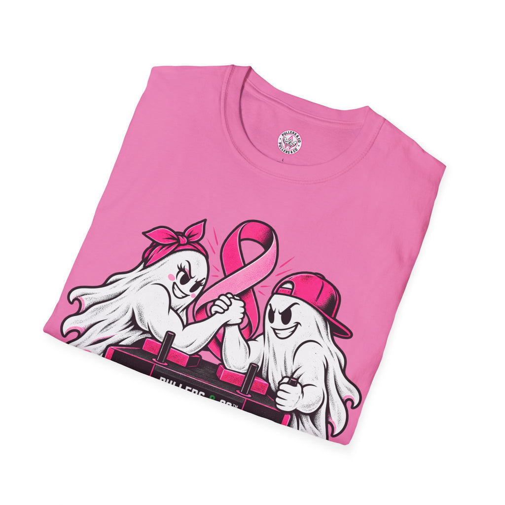 BOOOO-BIES! Pulling for a Cure T-Shirt Unisex | Pullers & Co. Breast Cancer Awareness Tee