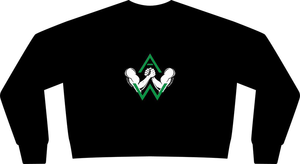 Women’s Arm-Wrestling Logo Cropped Crewneck | Pullers & Co.