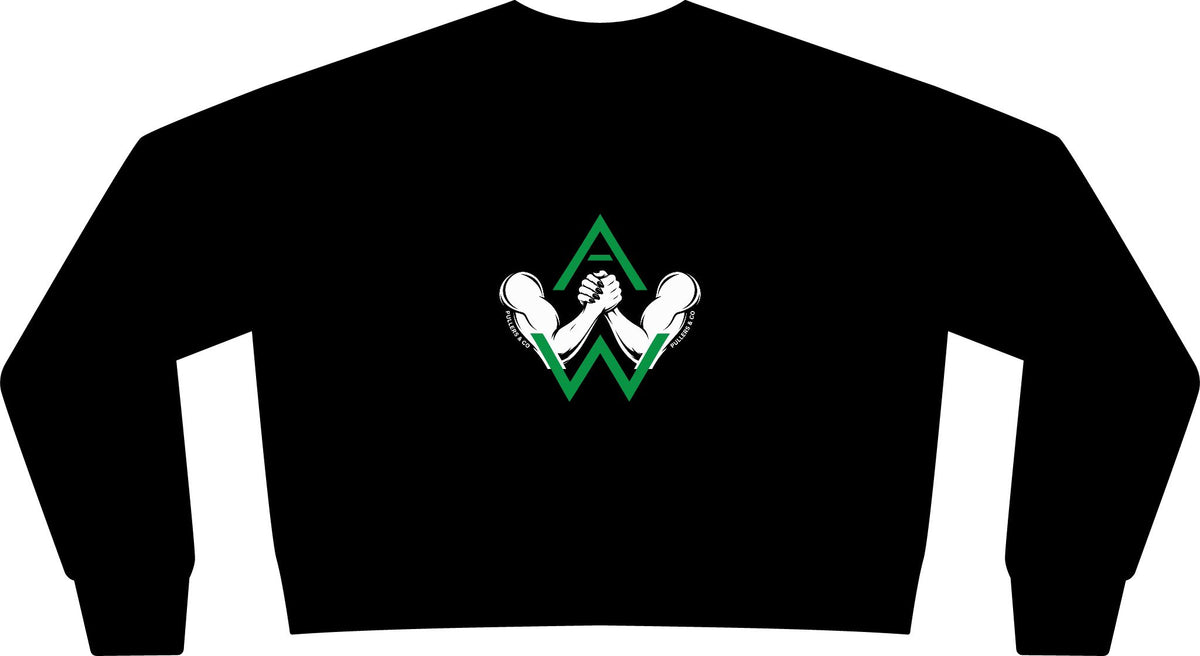 Women’s Arm-Wrestling Logo Cropped Crewneck | Pullers & Co.