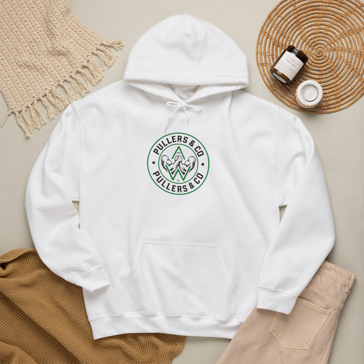Women's Pullover Hoodie - Circular Logo - UNISEX | Pullers & Co.