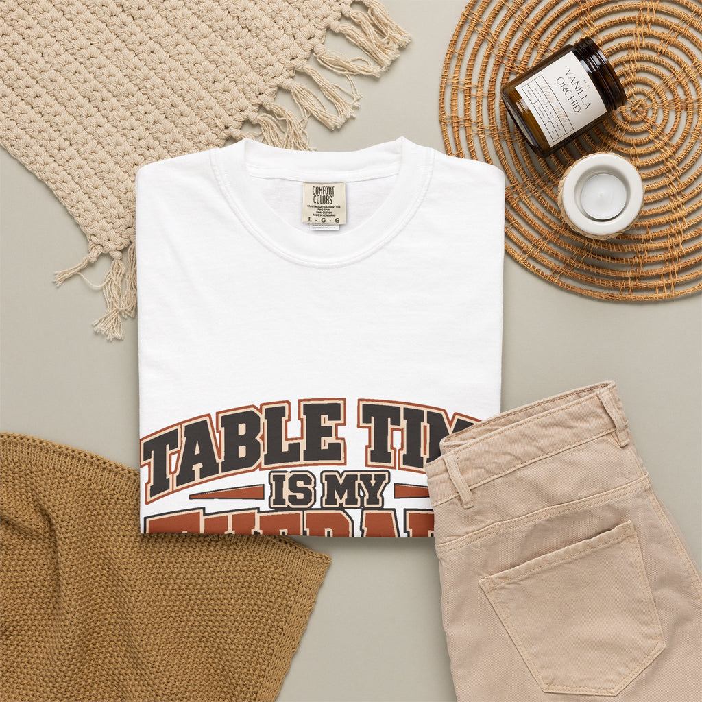 Table Time Is My Therapy Arm Wrestling T-Shirt Unisex | Pullers & Co.
