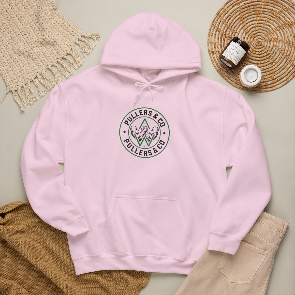 Women's Pullover Hoodie - Circular Logo - UNISEX | Pullers & Co.