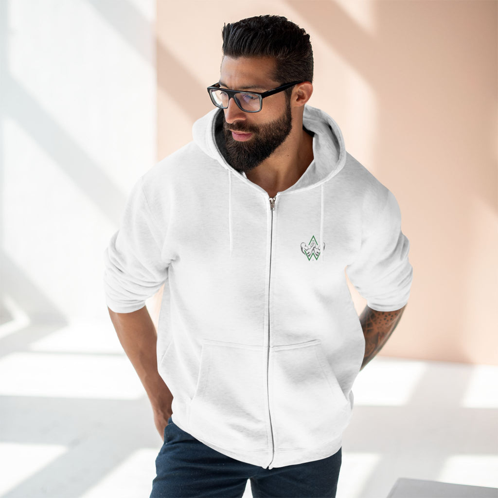 Arm Wrestling Unisex Zip-Up Hoodie | Pullers & Co. Full-Zip Sweatshirt