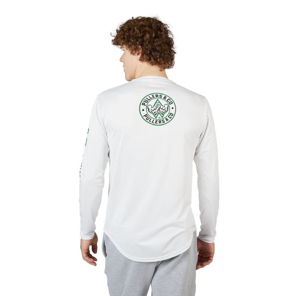 Men's UV Protection Long Sleeve Shirt With Logos | Pullers & Co.