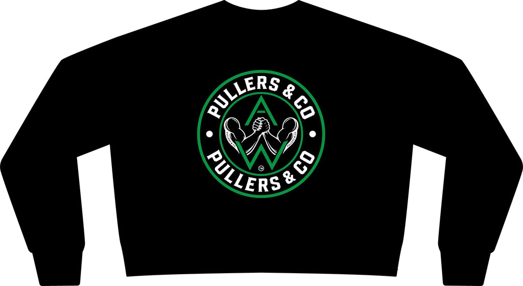 Women’s Arm-Wrestling Logo Cropped Crewneck | Pullers & Co.
