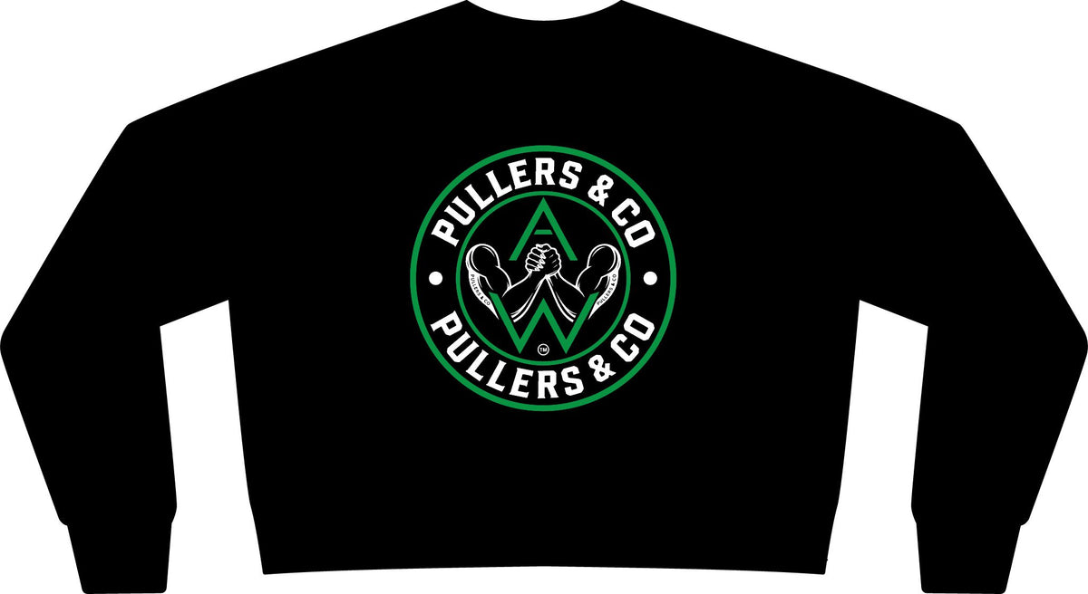 Women’s Arm-Wrestling Logo Cropped Crewneck | Pullers & Co.